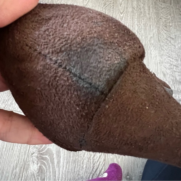 Xoxo Brown Suede Oxford Heels - Size 8 - Picture 5 of 7